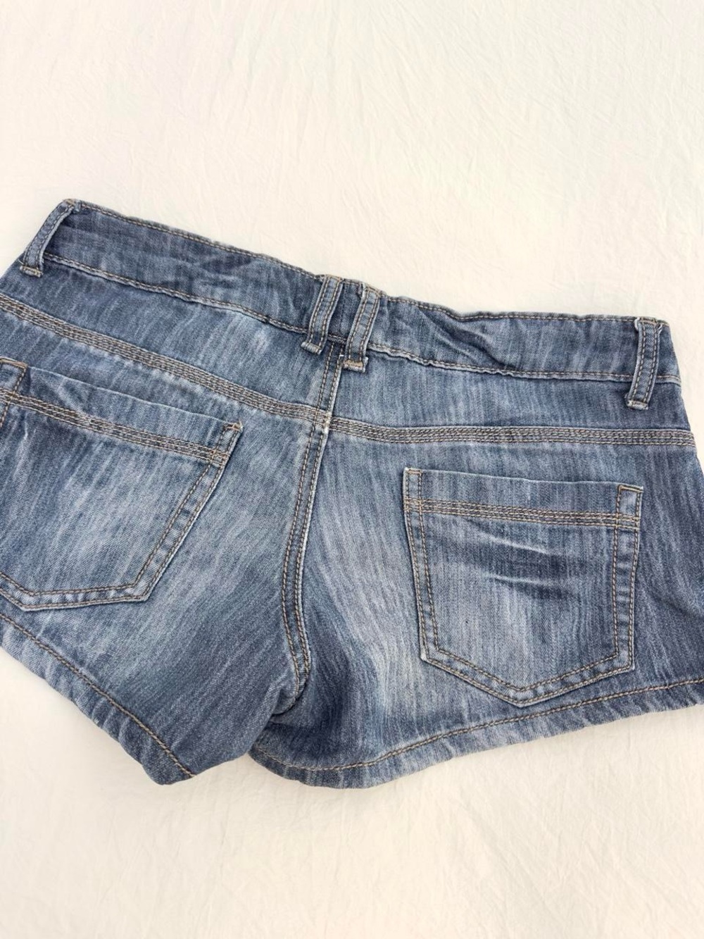 Low Rise Jean Shorts - Picture 8 of 8